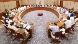 Narendra Modi Cabinet Live: The first meeting underway at the prime minister's residence.