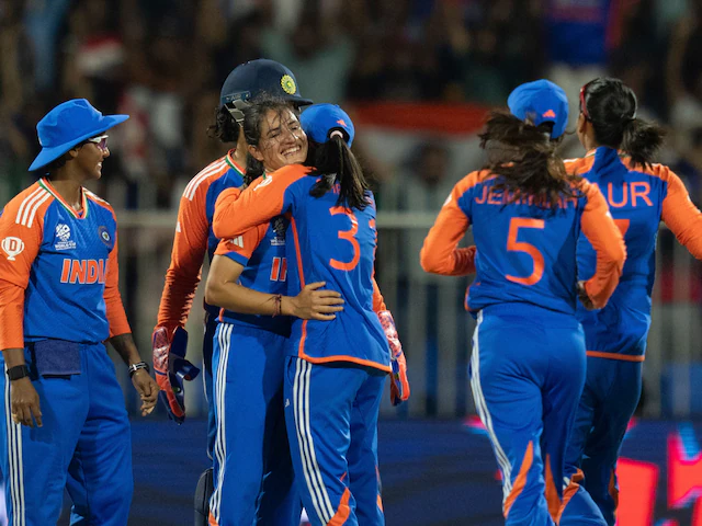 Follow IND-W vs AUS-W live score from ICC Women's T20 World Cup 2024. (AP Photo)